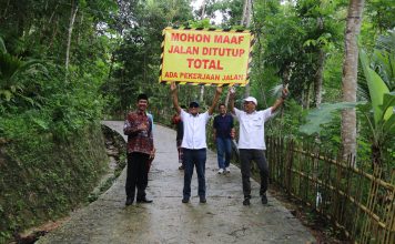 Jalan Curam di Kalirejo Kini Rata Beraspal